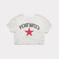 WMNS | "Cowboy Star" Cropped Tee