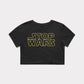 WMNS | "Stop Wars" Cropped Tee